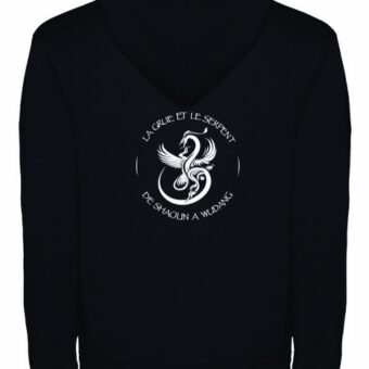 Modèle sweat à capuche homme dos